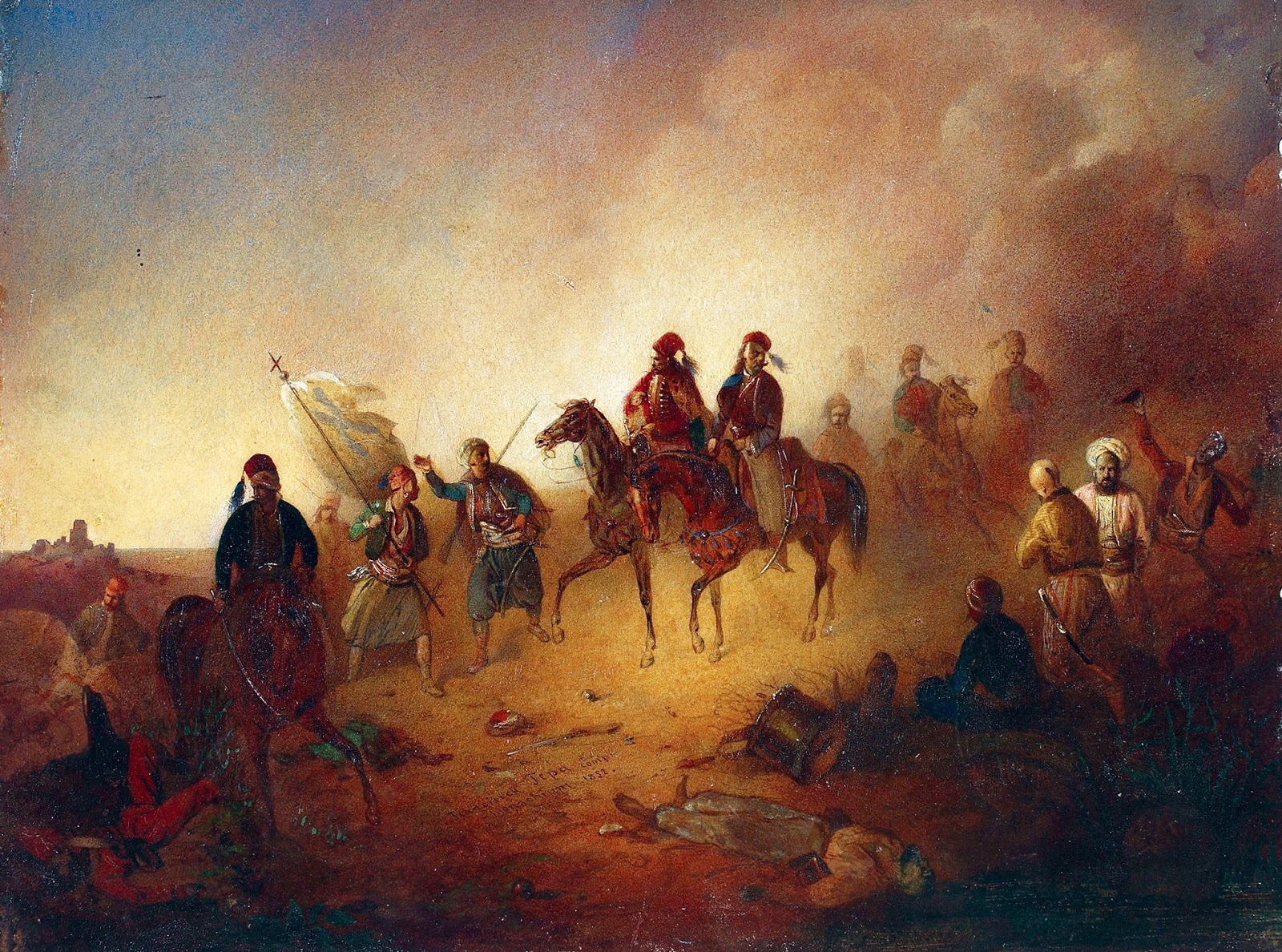 Ο Μπότσαρης στη μάχη του Καρπενησίου τη νύχτα της 8ης Αυγούστου 1823