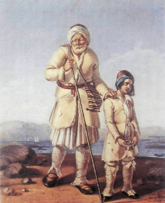 Μικρός οδηγεί τυφλό αγωνιστή