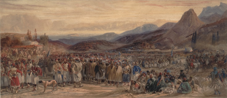 Greek soldiers during the insurrections of 1829/ Έλληνες Στρατιώτες κατά τη διάρκεια των Εξεγέρσεων του 1829